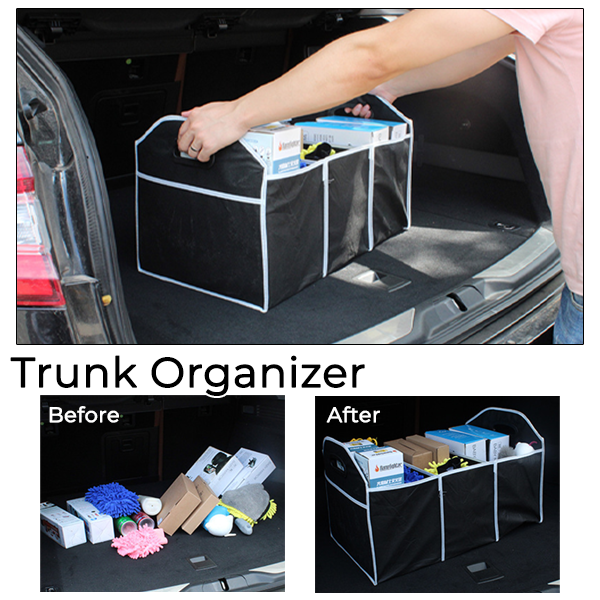HIGHTQURO® Foldable Trunk Organizer